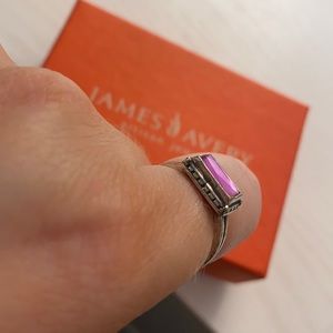 James Avery “Palais Violet Doublet Ring”. Size 6.